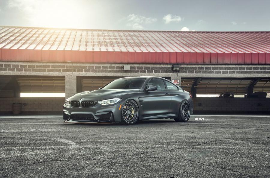 BMW M4 Coupe Mineral Grey on ADV.1 Wheels (ADV5.2 TRACK SPEC) '2017